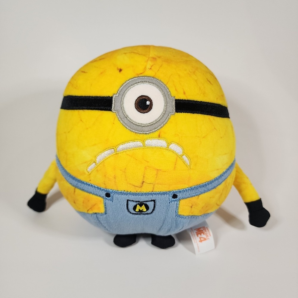 Despicable Me 4 Minion Plush Stuffed Toy Yellow One-Eyed Character 8" Universal